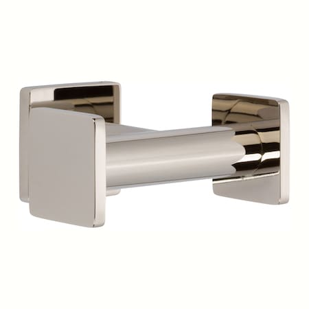 Ginger Double Robe Hook in Polished Nickel 5310D/PN